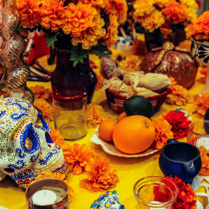 Dia de los muertos altar