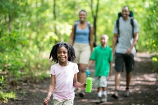 Family On Lent Path