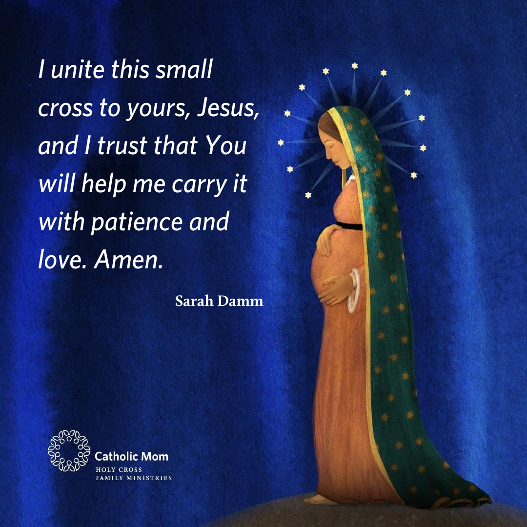 Rosary Reflections for Pregnant Mothers: Fourth Sorrowful Mystery