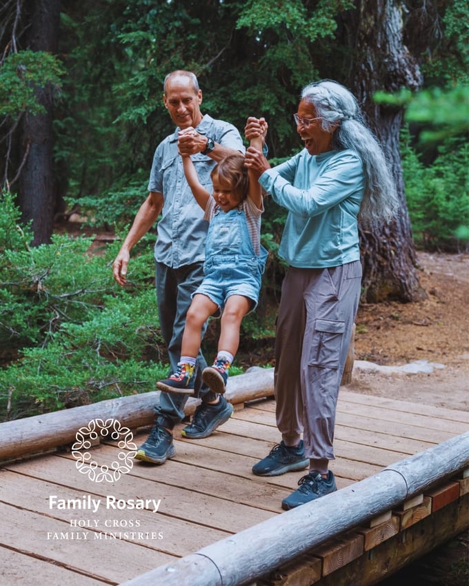 Grandparents at Play with Kid