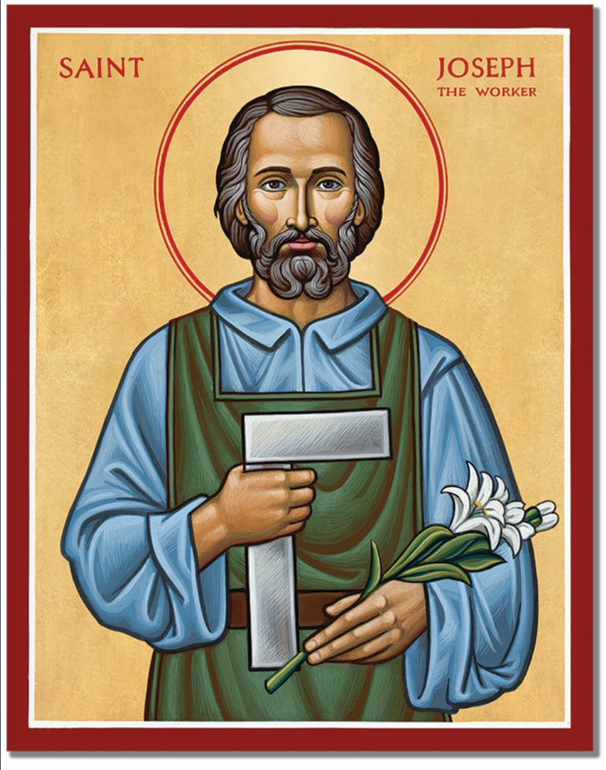 St Joseph icon courtesy of MonasteryIcons.com
