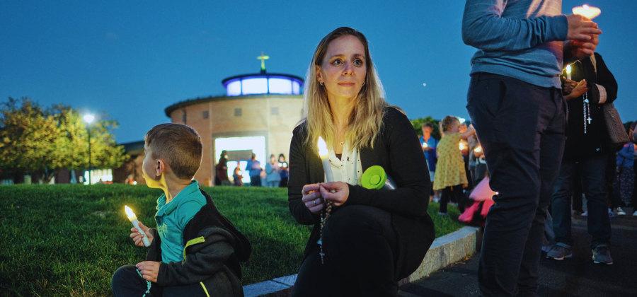 How Becoming a Mom Turned Me into a Rosary-Praying Woman
