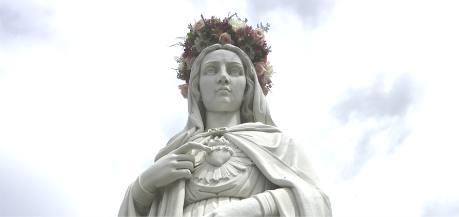 Flower Crowns, Mary, and the Saints