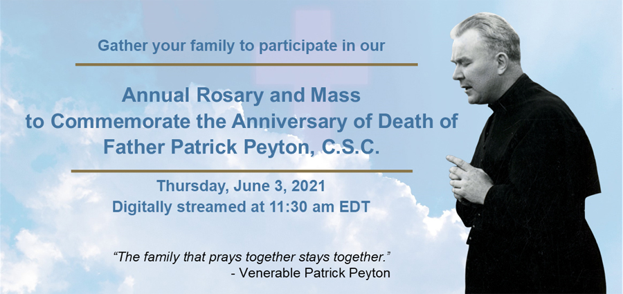 Join Us Tomorrow for This Special Live-Streamed Rosary Prayer and Mass
